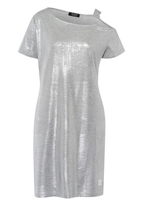Silbernes enges Party-Kleid von TUZZI