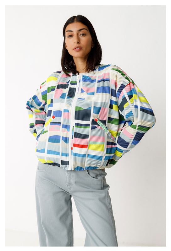 Bunte  Bomberjacke  SKFK Gr. 38