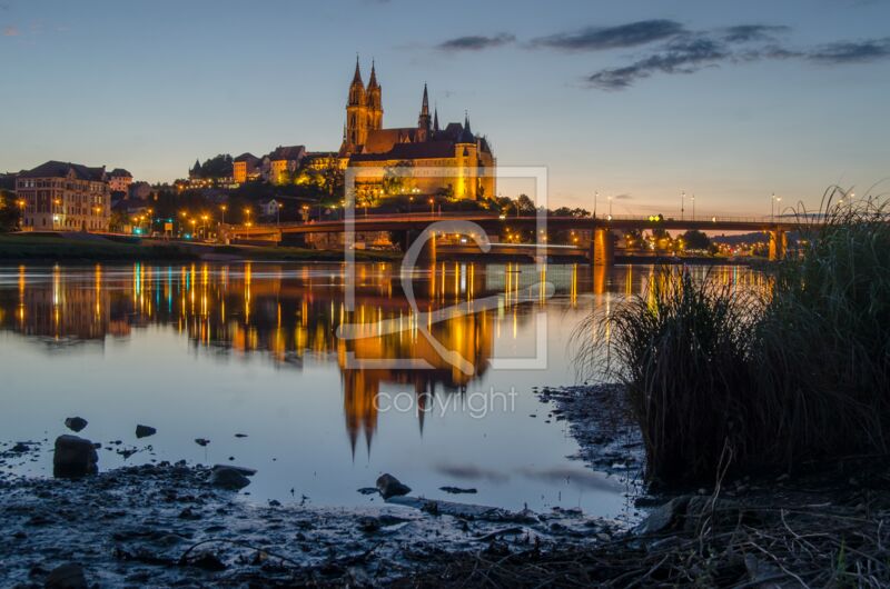 Fotogeschenk - Motiv 'Spiegelung der Albrechtsburg'