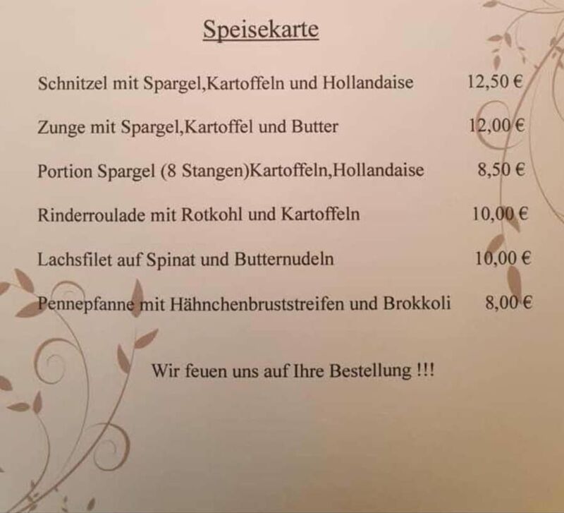 Ostern 2020 Liefer- & Abholservice