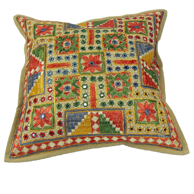 Kharak-Kissen - Khaki-Bunt